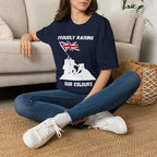 Proudly Raising Our Colours T-Shirt (original) — British Flag Patriotic Tee