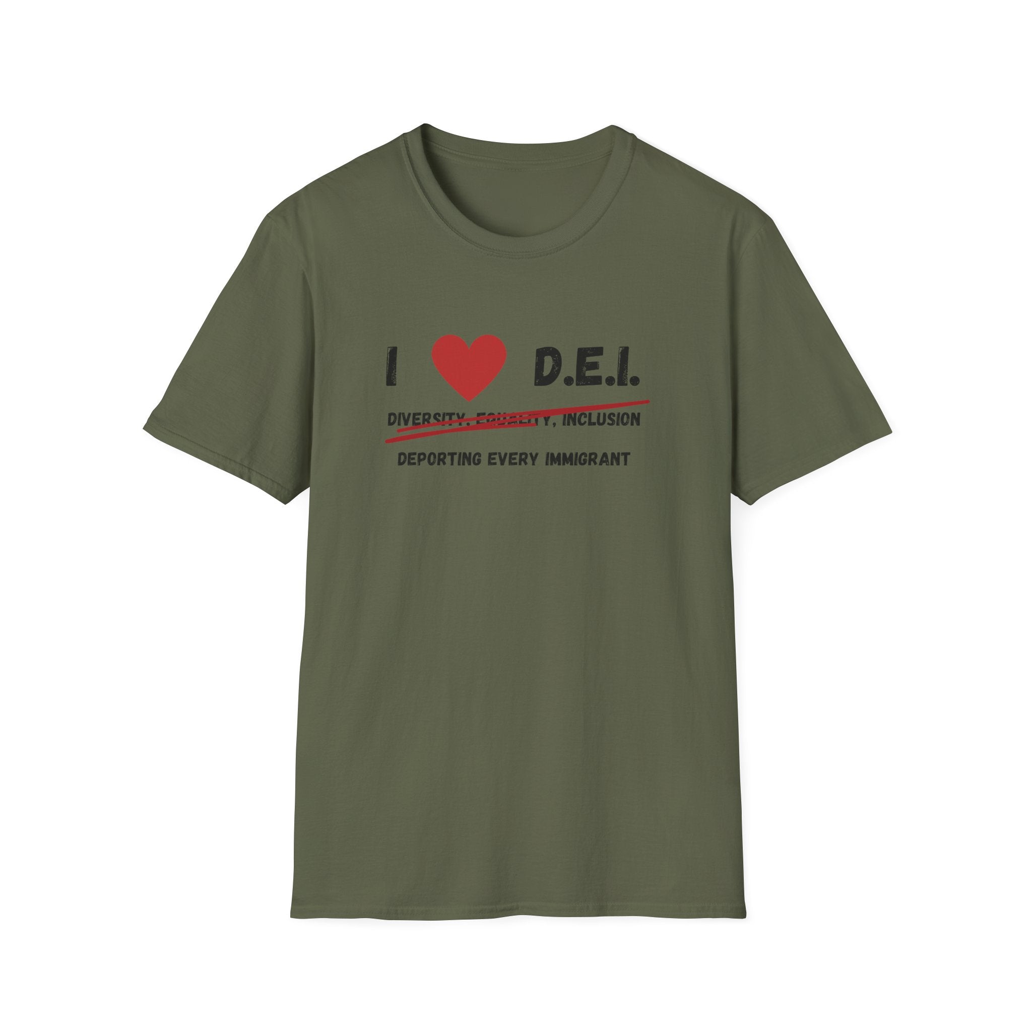 “I Love DEI” — Controversial Political T-Shirt
