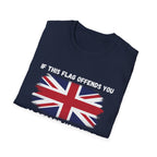Union Jack Political T-Shirt — "If This Flag Offends You, Go Deport Yourself"