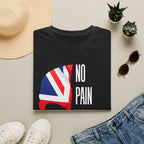 T-Shirt — "No Pain No Britain" Union Jack Skull Graphic Tee