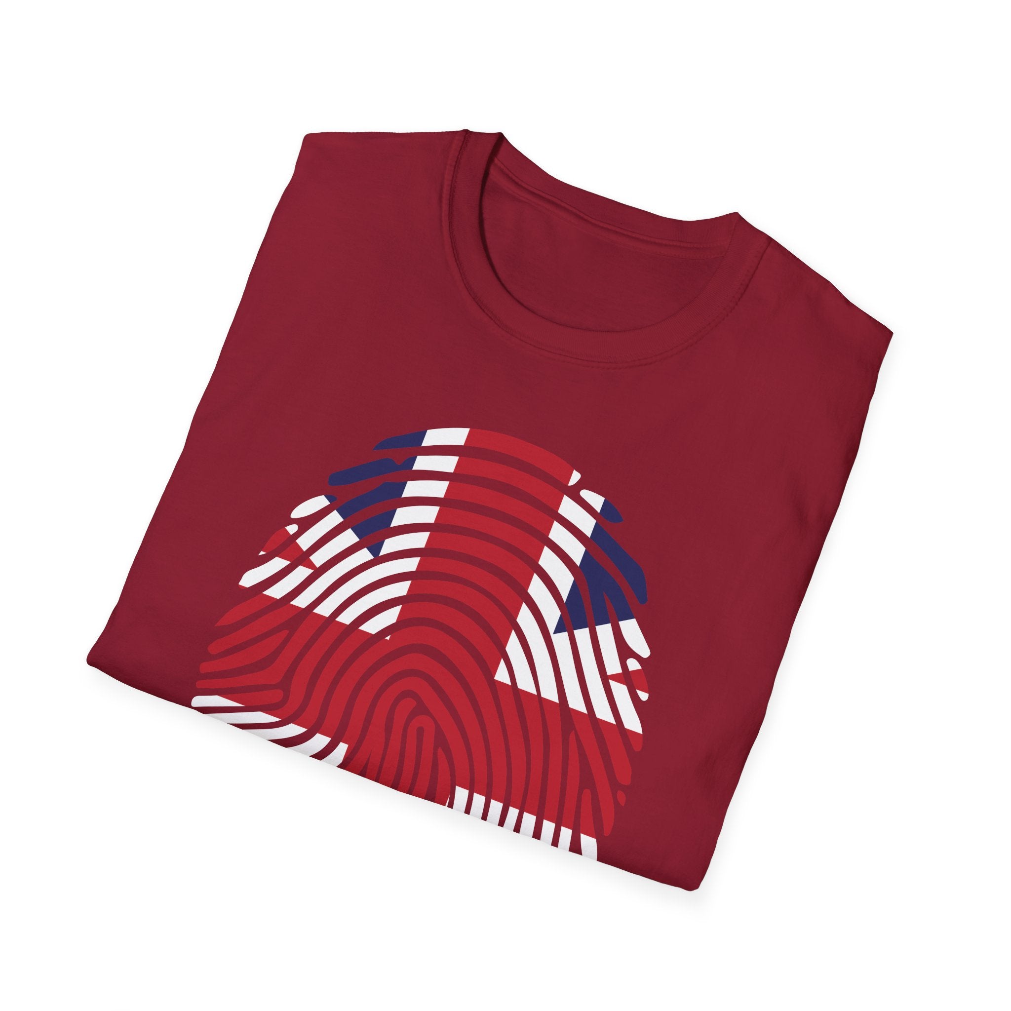 Union Jack Fingerprint British T-Shirt — Patriotic UK Pride Tee