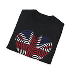 Union Jack Heart Fingerprint T-Shirt — British Patriot Tee
