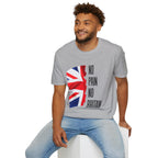 T-Shirt — "No Pain No Britain" Union Jack Graphic