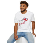 Proud to be British T-Shirt — Union Jack Heart Patriotic Tee