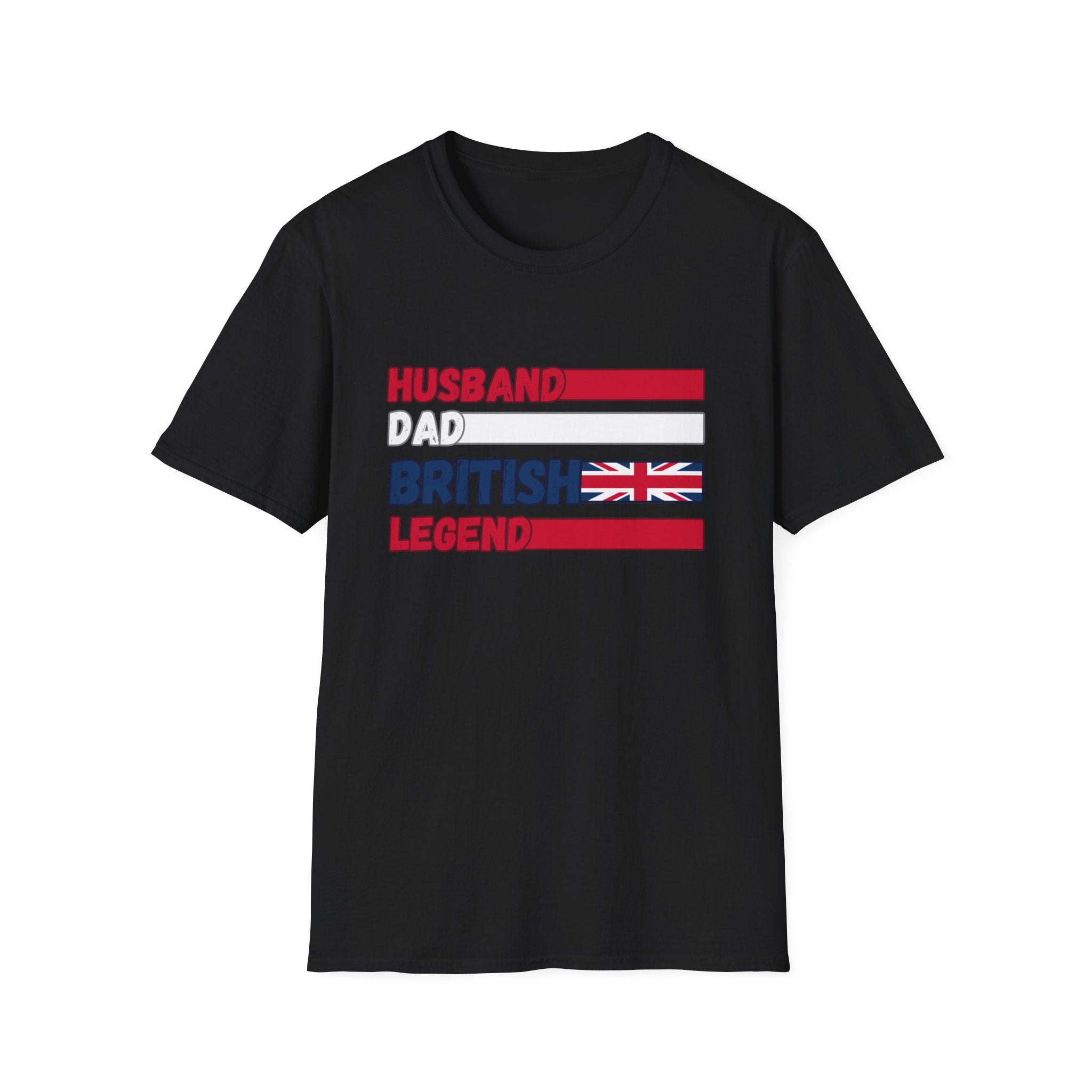 British Legend T-Shirt — 'Husband Dad British Legend' Graphic Tee