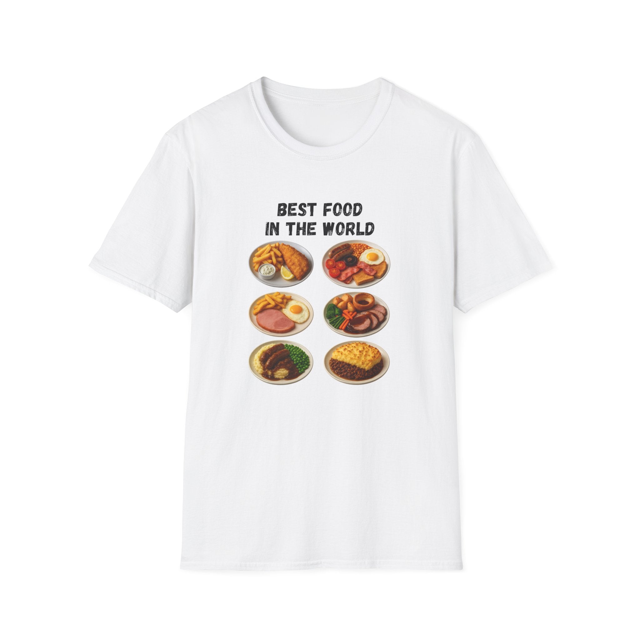 "Best food in the world" — British Humour T-Shirt