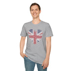 Union Jack Heart Fingerprint T-Shirt — British Patriot Tee - Our Colours