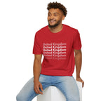 United Kingdom Repeat Text T-Shirt
