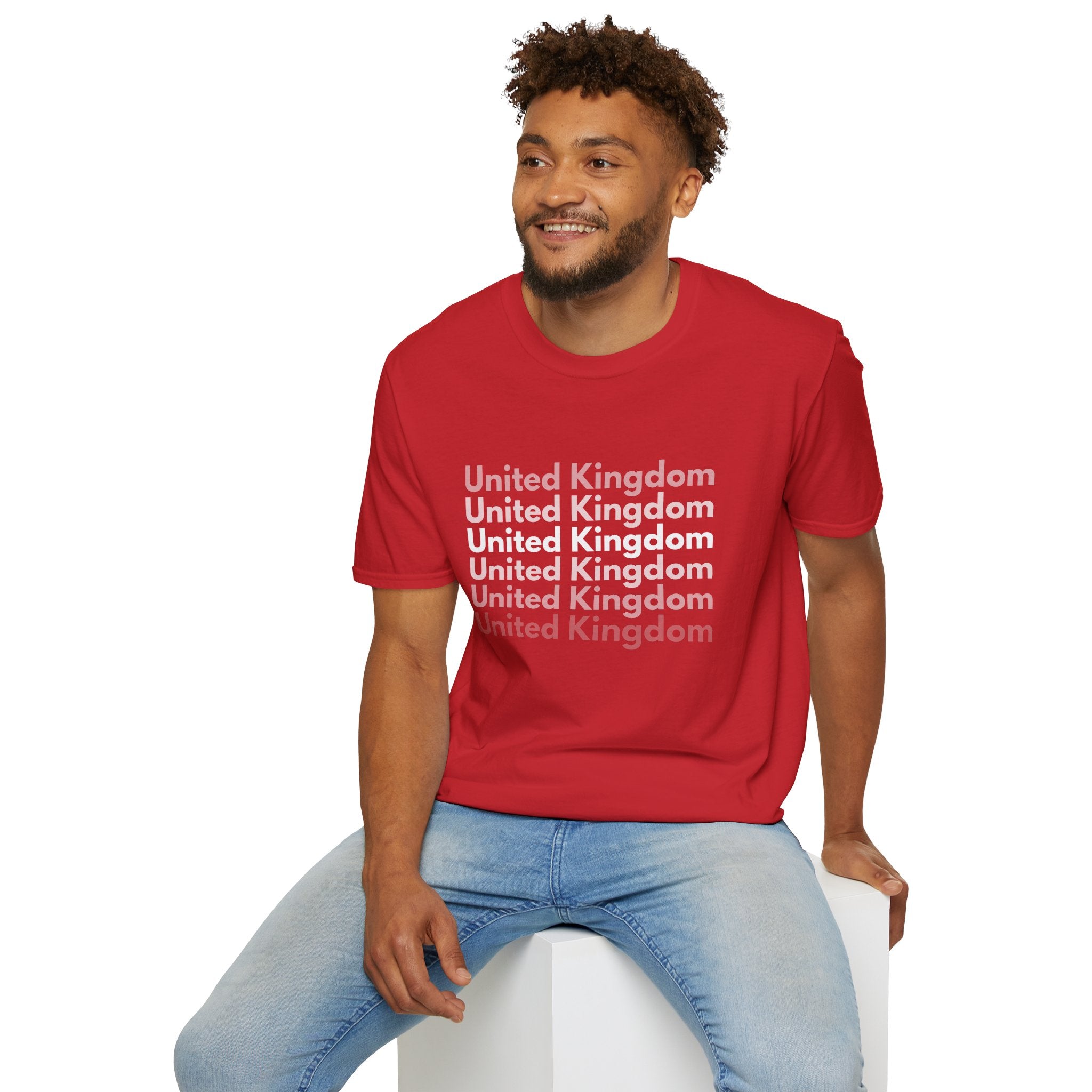 United Kingdom Repeat Text T-Shirt