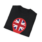 Union Jack Map Pin T-Shirt — British Patriotic Tee