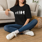 T-Shirt — Evolution to British Bloke Silhouette