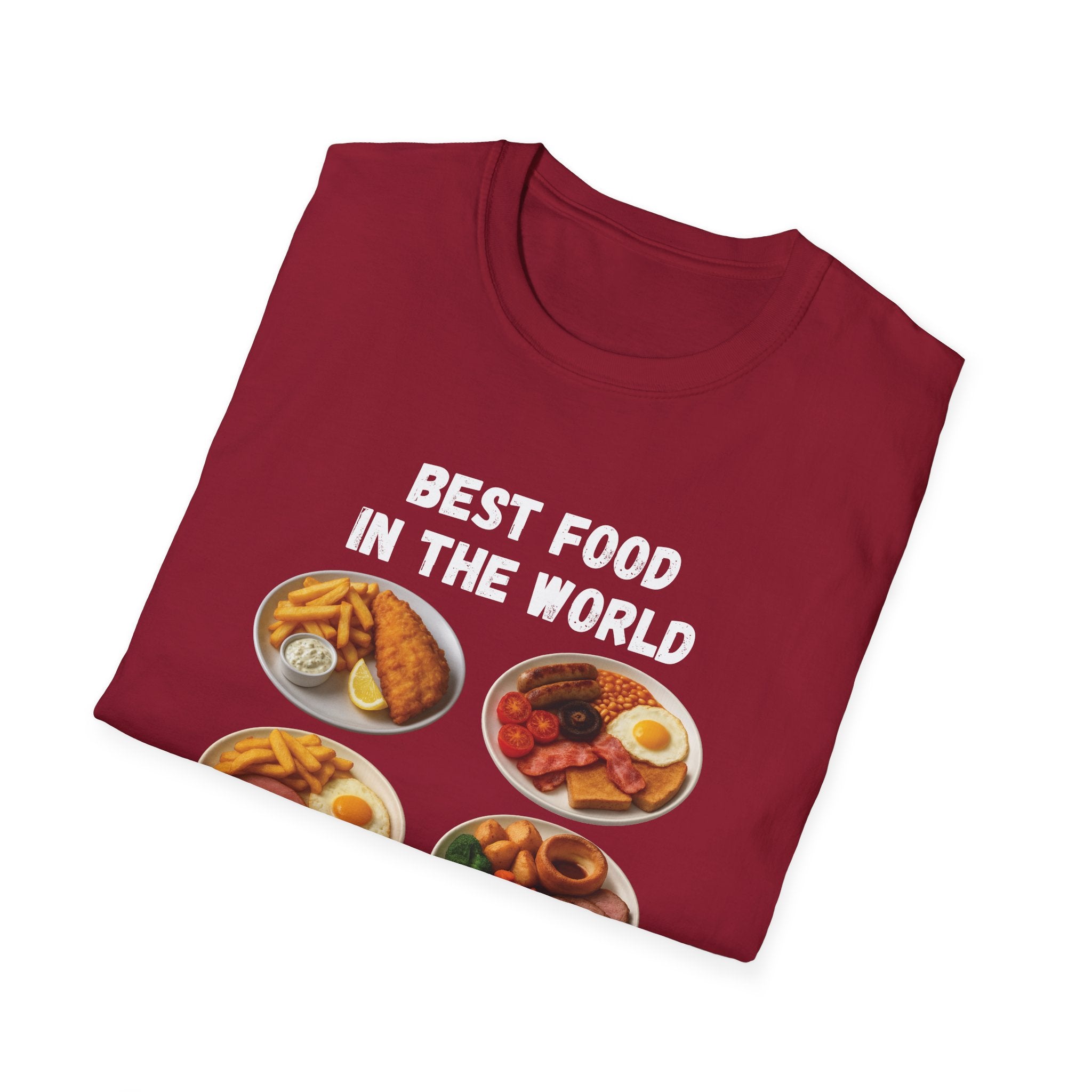 "Best food in the world" — British Humour T-Shirt