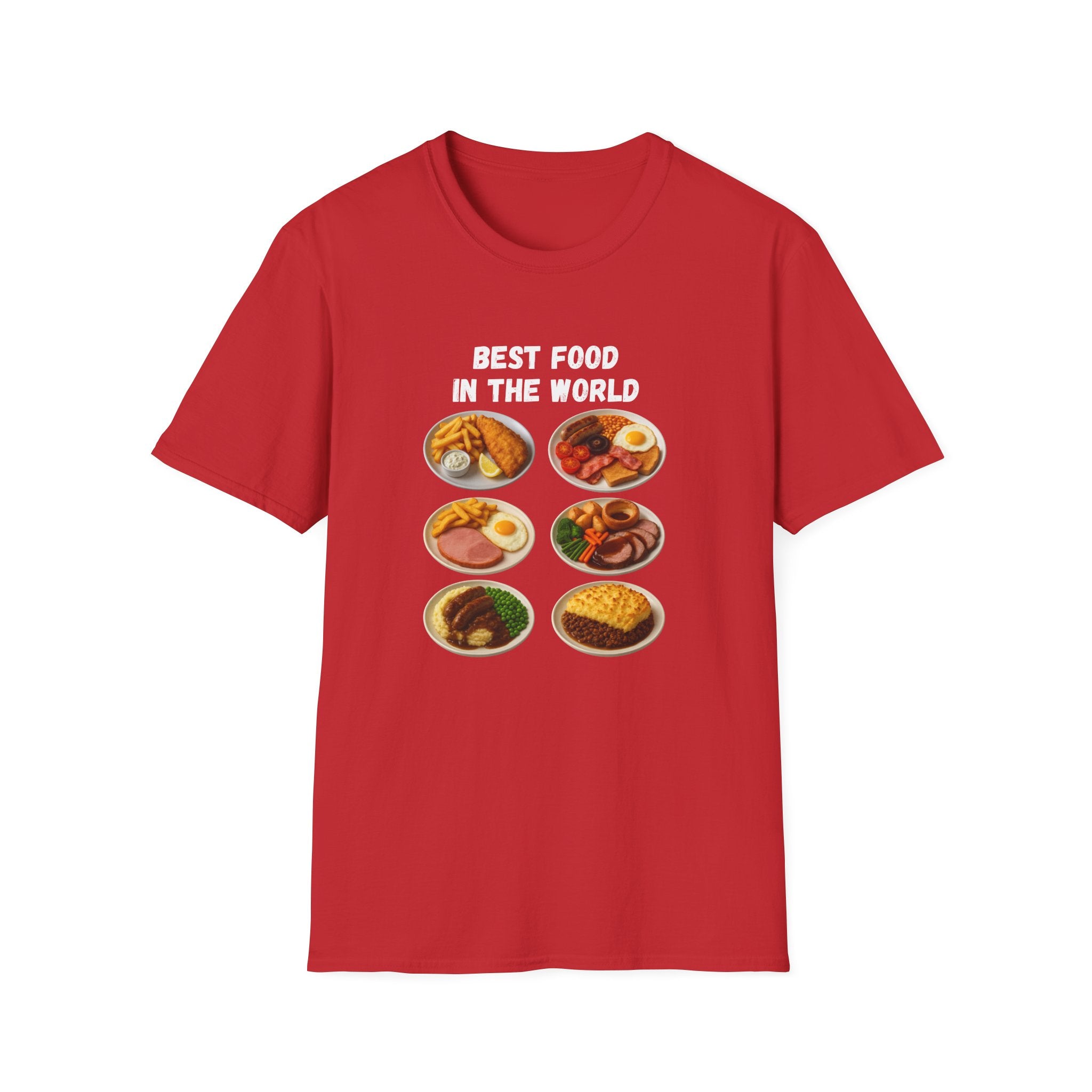 "Best food in the world" — British Humour T-Shirt