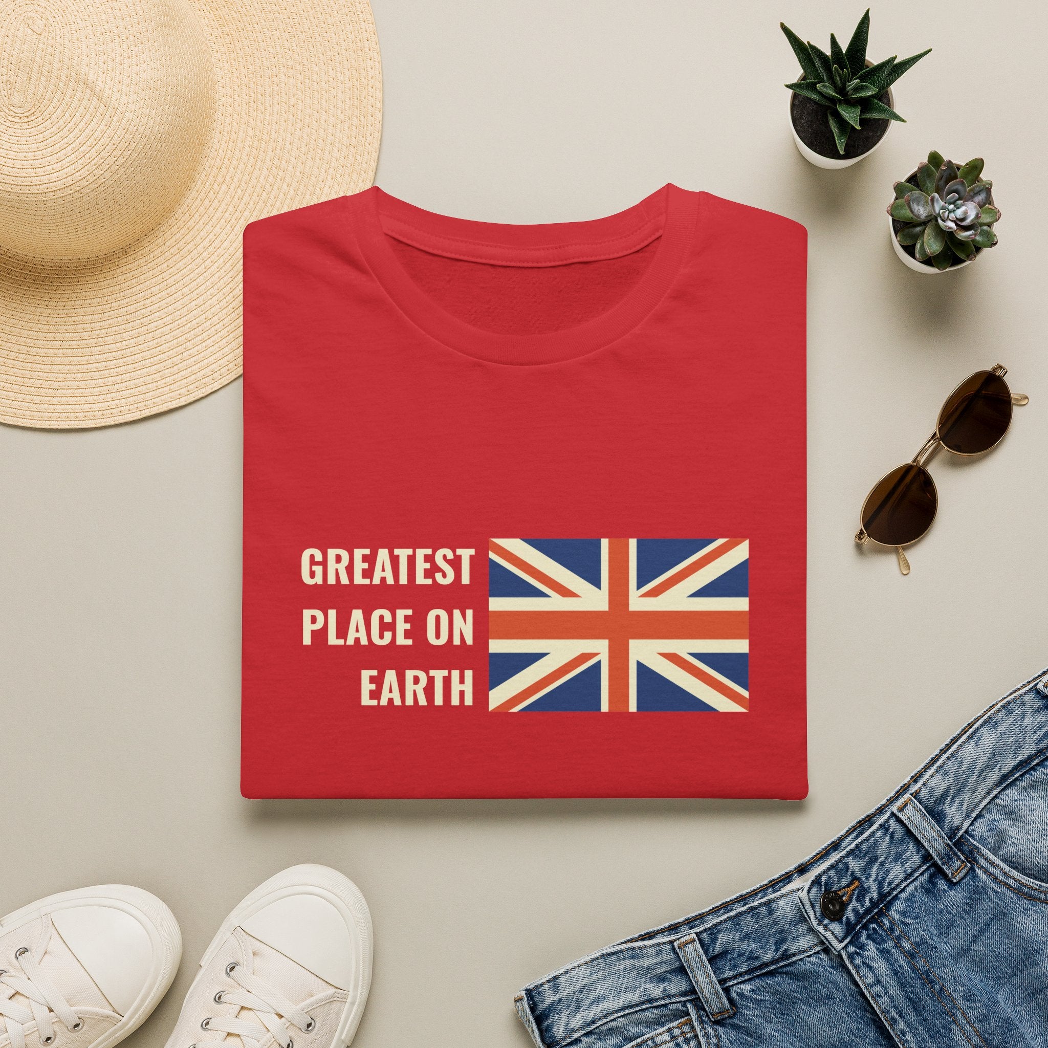 Greatest Place on Earth British Flag T-Shirt
