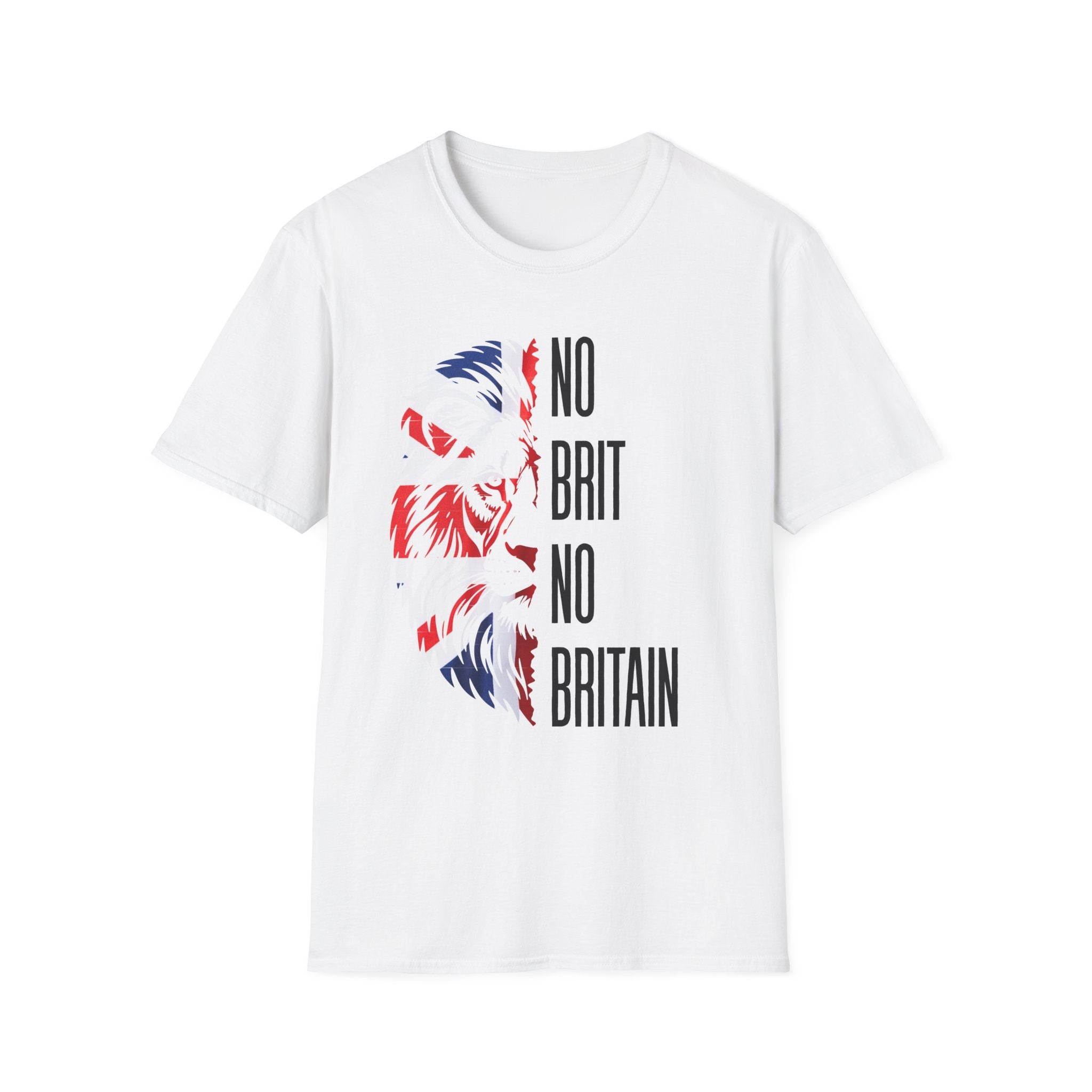 "No Brit No Britain" Patriotic Lion Graphic