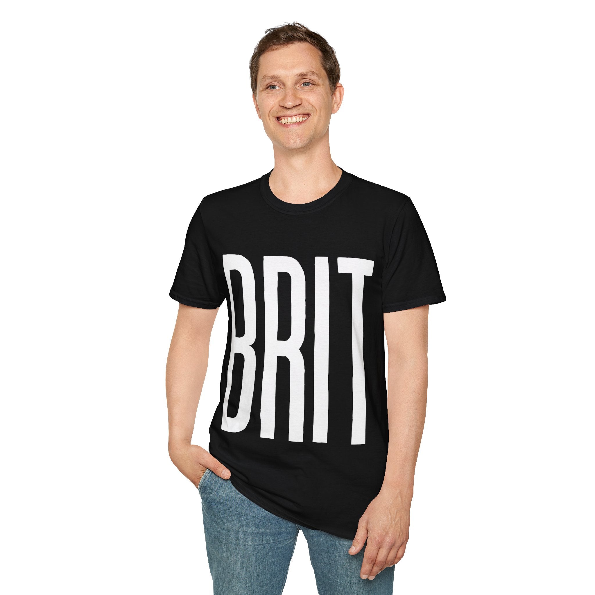 BRIT Patriotic T-Shirt — Full-Front BRIT Design