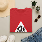 Men at Work Triangle Sign T-Shirt — Funny Beer Drinking Crew Tee - Our Colours