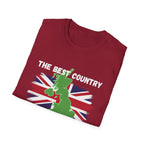 British Patriot T-Shirt — “The Best Country in the World” Union Jack Map