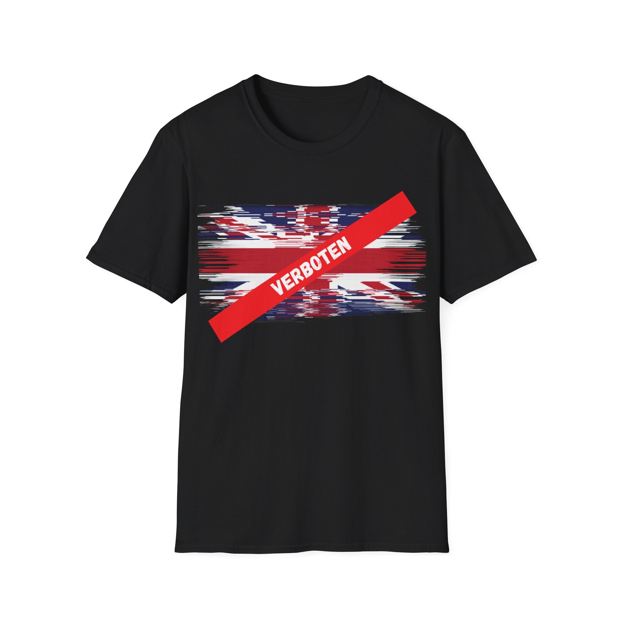 Union Jack 'Verboten' T-Shirt — British Political Statement Tee