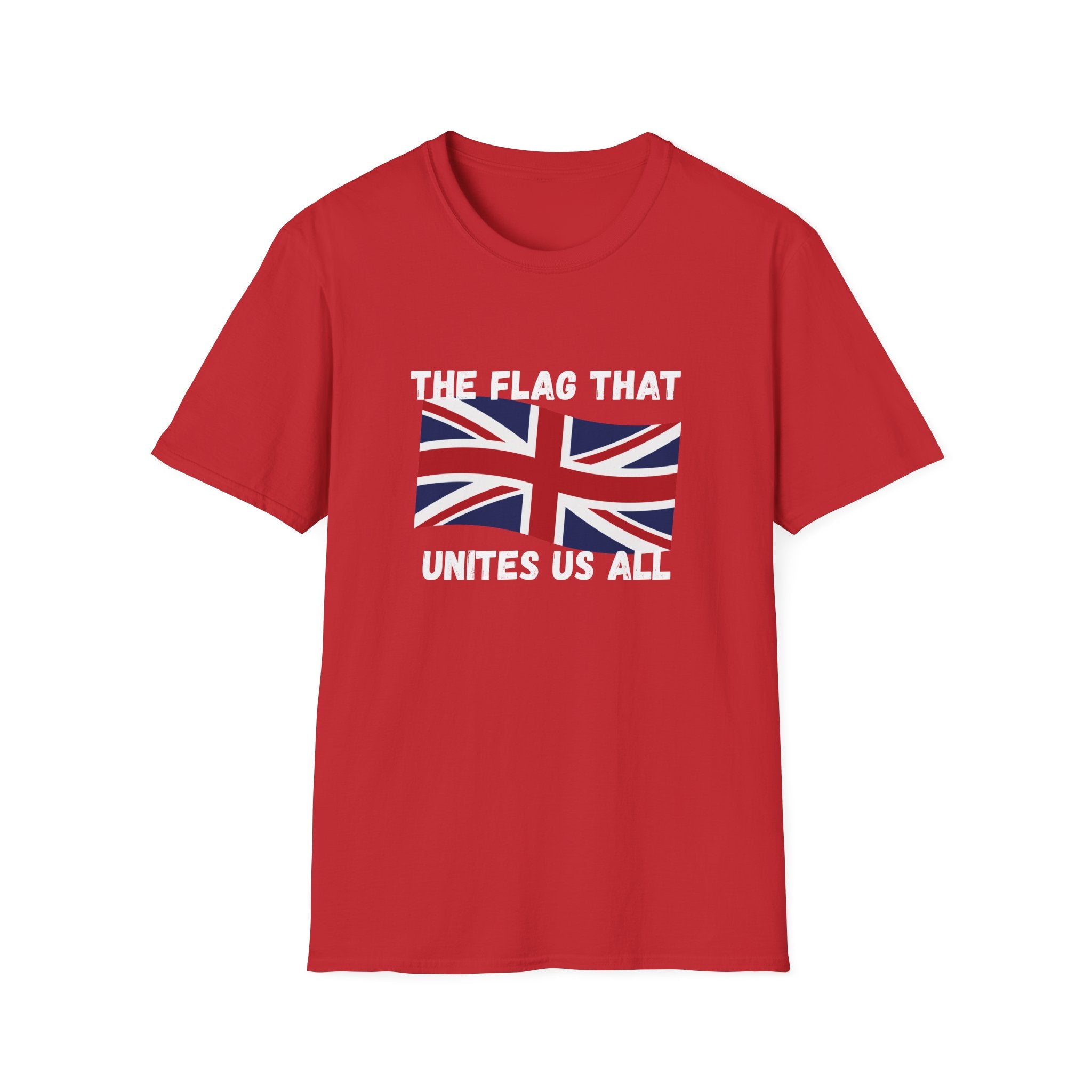 Union Jack T-Shirt — "The Flag That Unites Us All" British Patriotic Tee