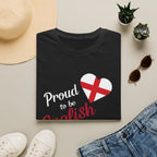 Proud to be English T-Shirt — Heart Flag England Tee