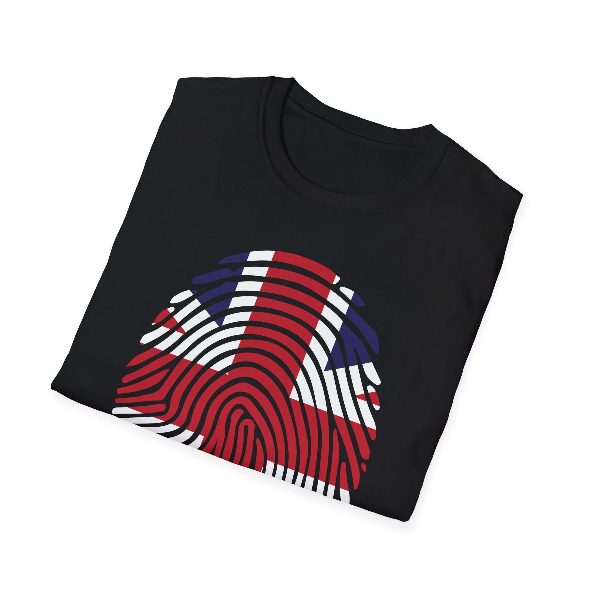 Union Jack Fingerprint British T-Shirt — Patriotic UK Pride Tee
