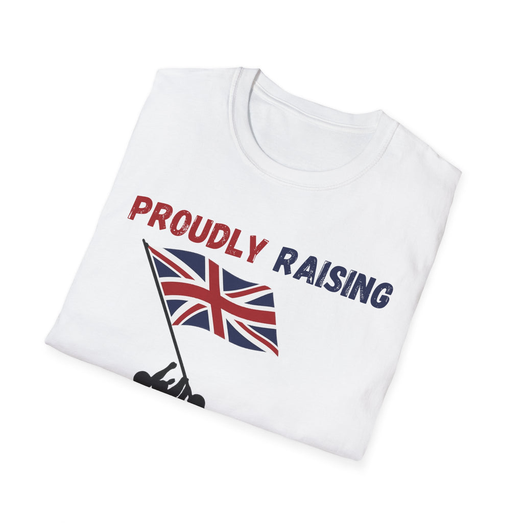 Proudly Raising Our Colours T-Shirt (original) — British Flag Patriotic Tee