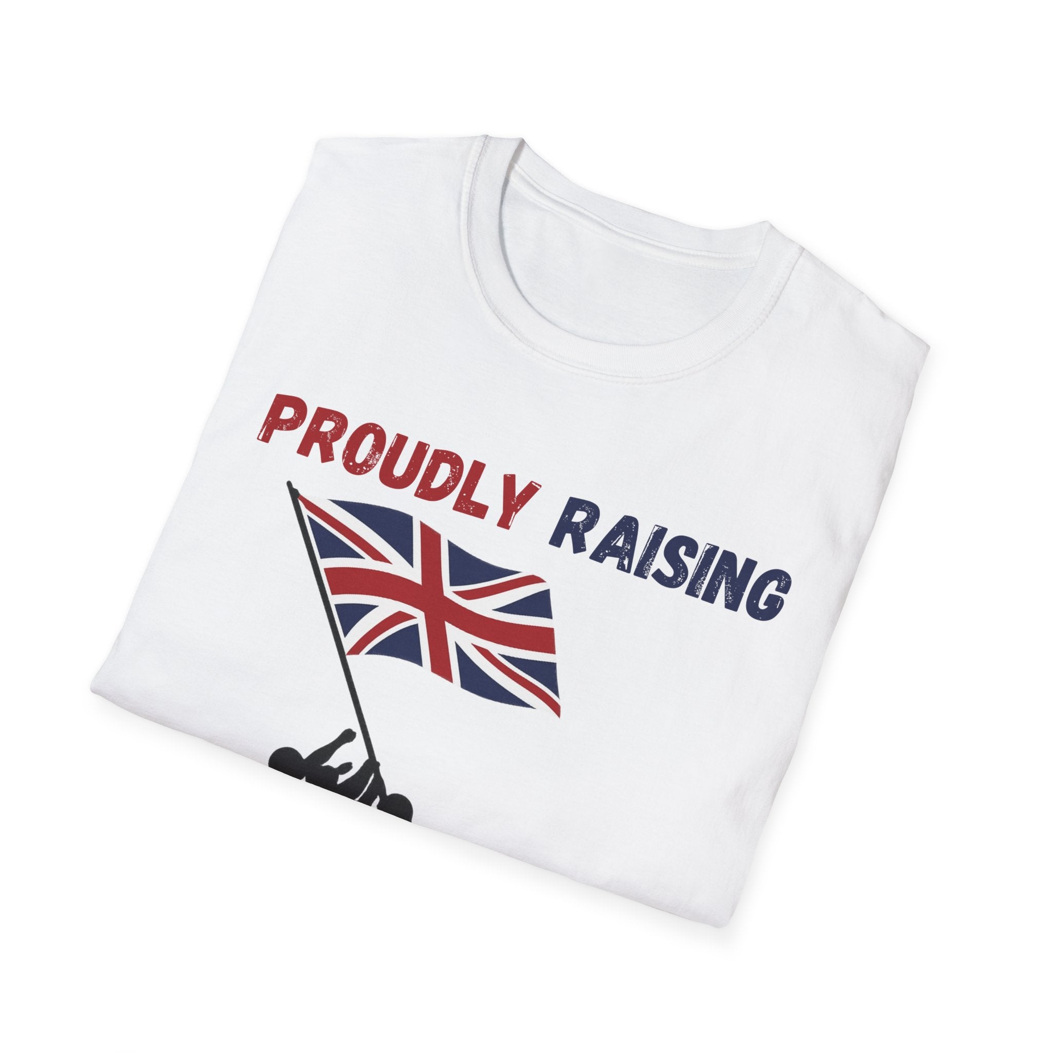 Proudly Raising Our Colours T-Shirt (original) — British Flag Patriotic Tee