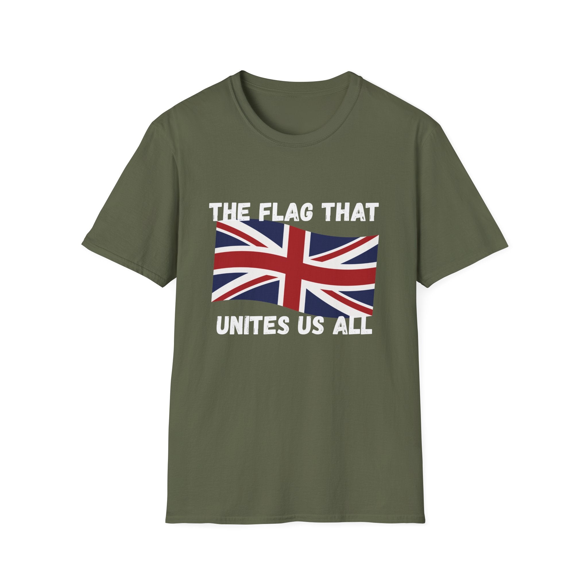 Union Jack T-Shirt — "The Flag That Unites Us All" British Patriotic Tee