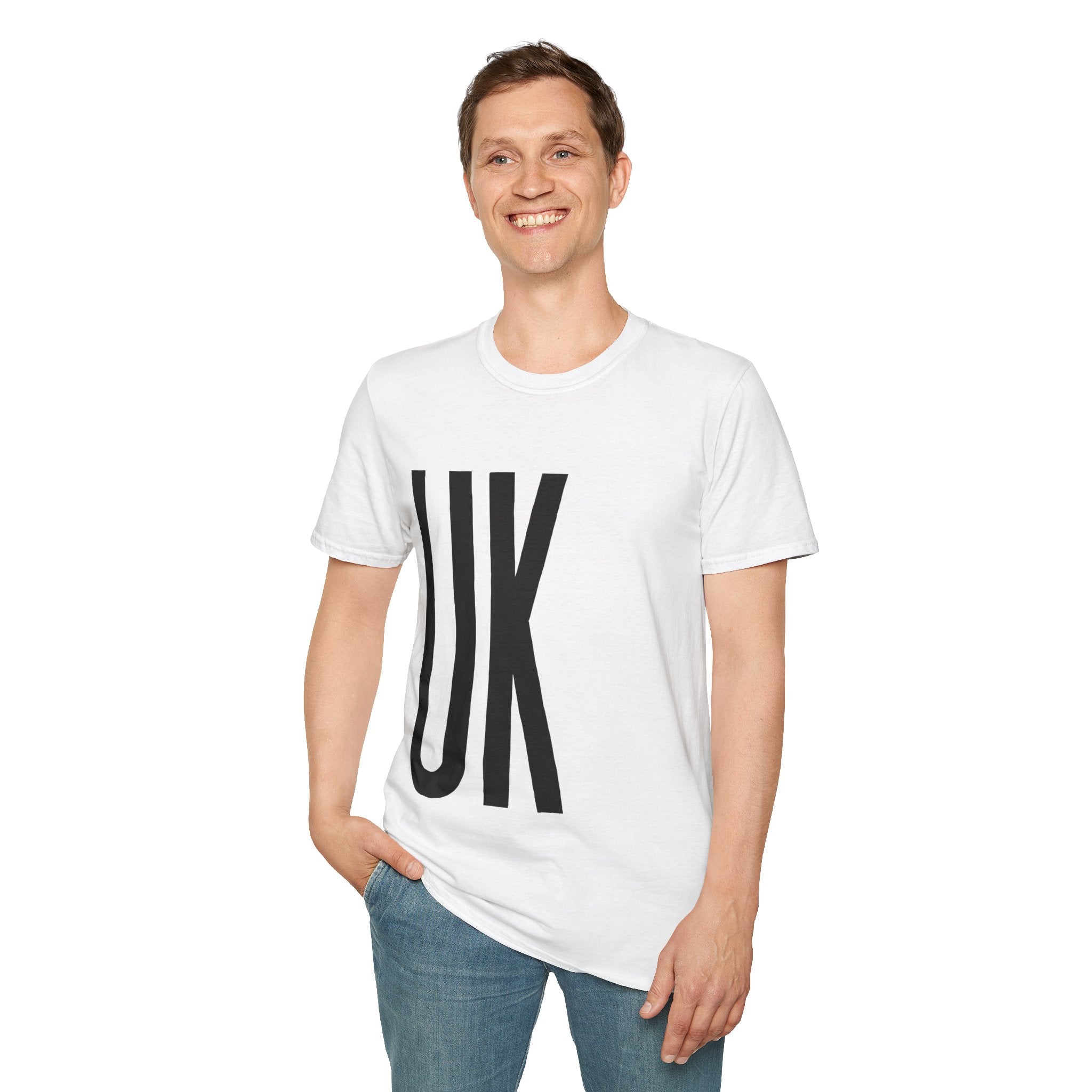 UK Bold Text T-Shirt — British Patriotic Tee