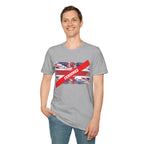 Censored Union Jack T-Shirt — British Political Flag Tee