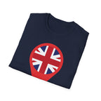 Union Jack Map Pin T-Shirt — British Patriotic Tee
