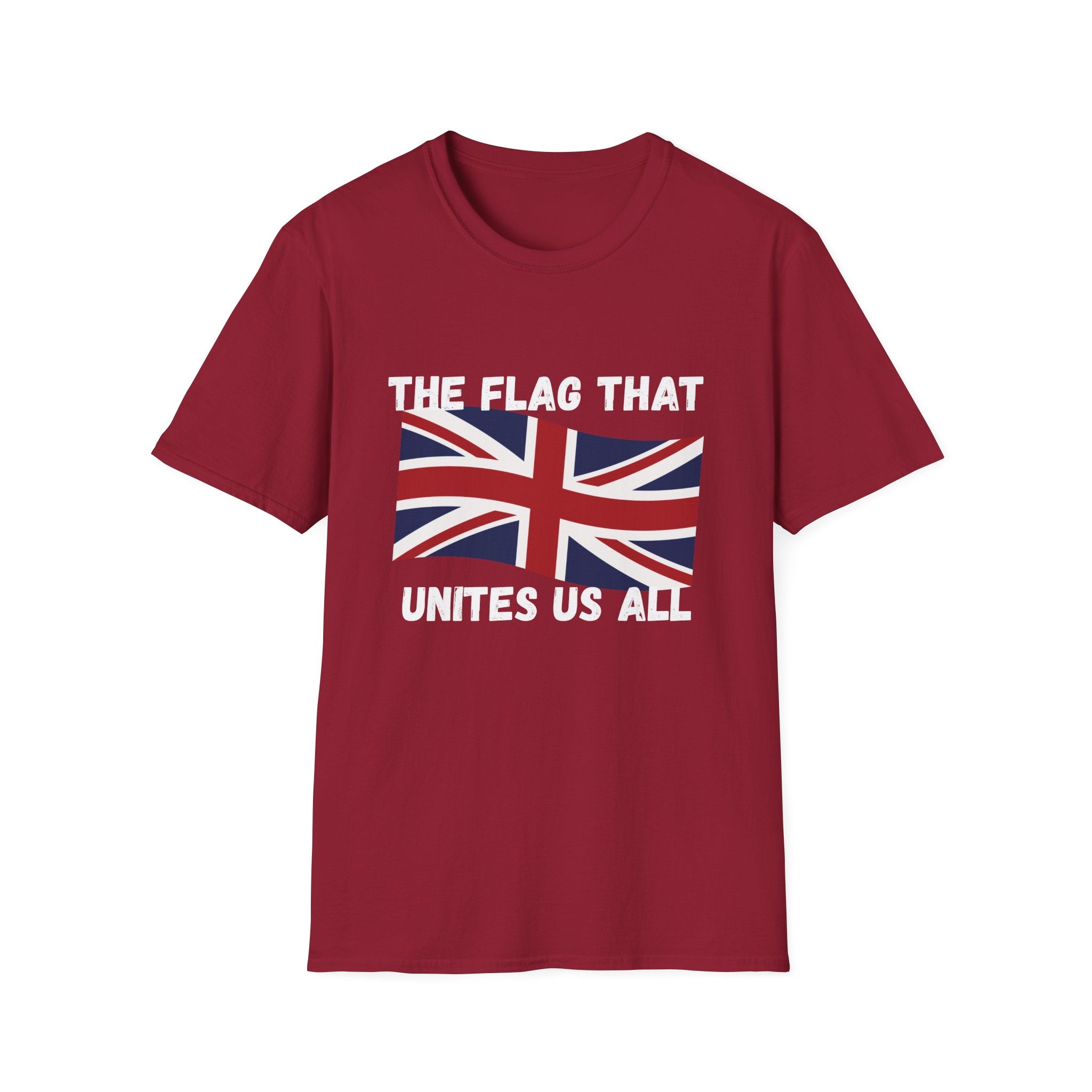 Union Jack T-Shirt — "The Flag That Unites Us All" British Patriotic Tee