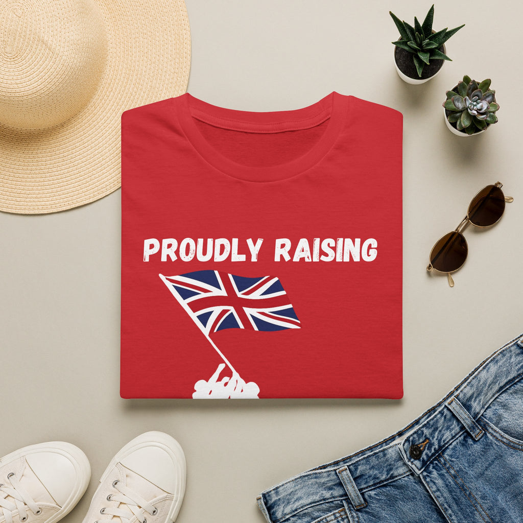 Proudly Raising Our Colours T-Shirt (original) — British Flag Patriotic Tee