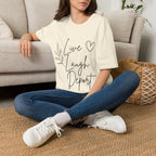 Live, Laugh, Deport T-Shirt — Funny British Political Tee (Women’s Style)