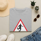 Men at Work Roadside Sign T-Shirt — British Humour T-Shirt - Our Colours