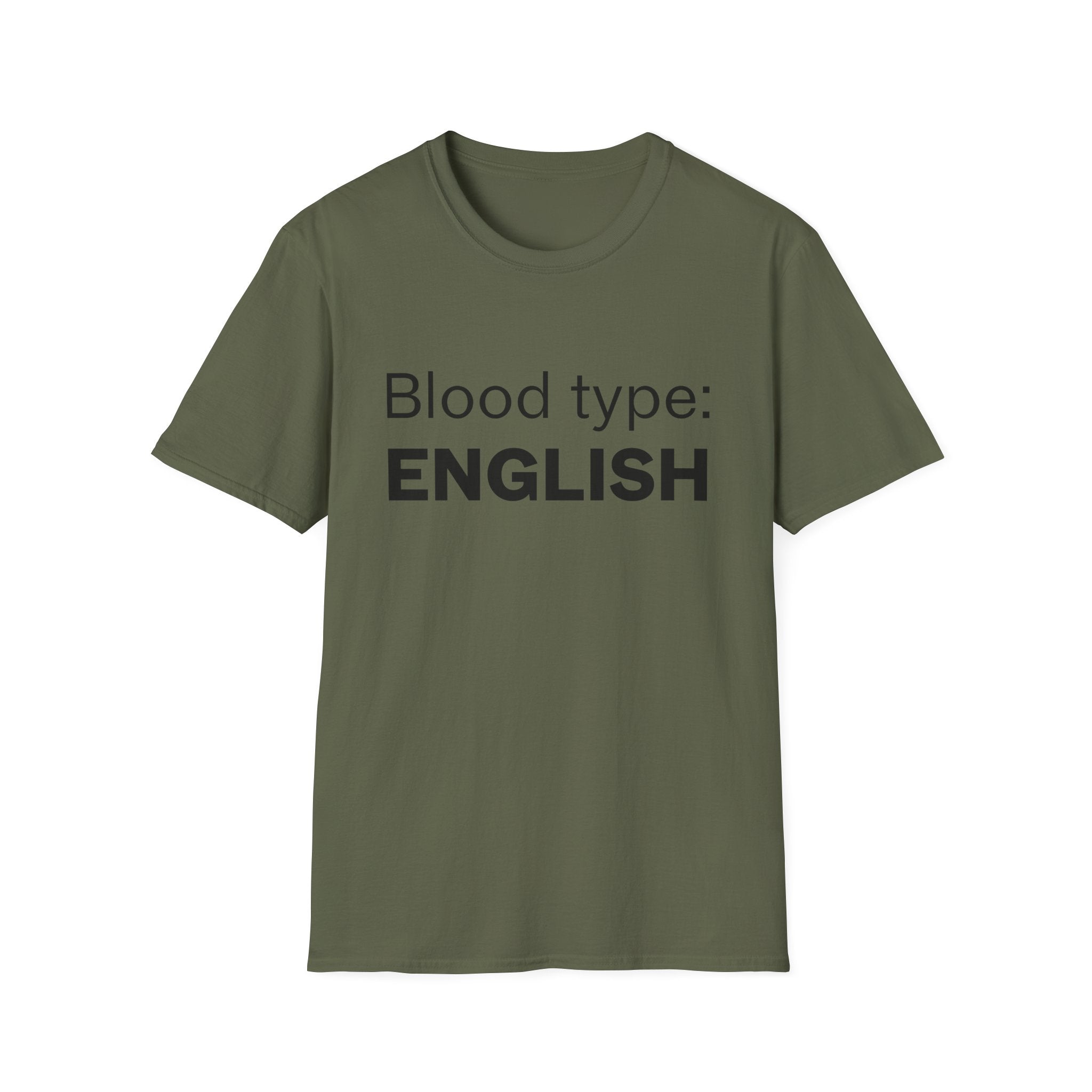 Blood Type: ENGLISH T-Shirt