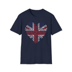 Union Jack Heart Fingerprint T-Shirt — British Patriot Tee