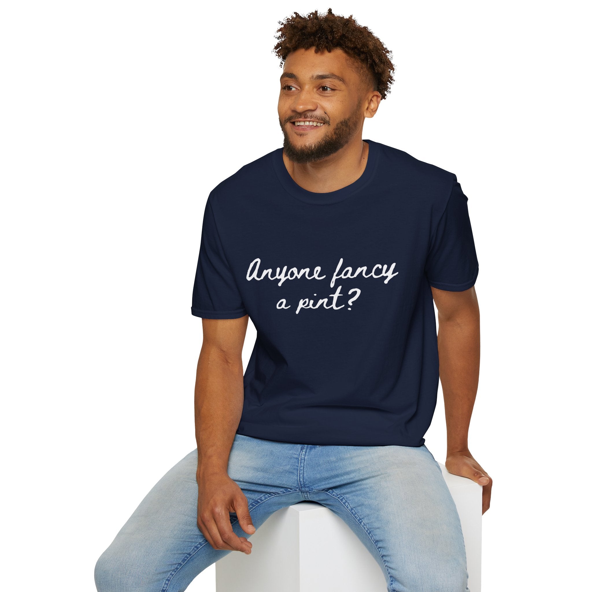 Anyone Fancy a Pint? T‑Shirt – Casual Pub Quote Tee