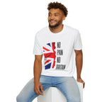 T-Shirt — "No Pain No Britain" Union Jack Graphic