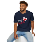Proud to be English T-Shirt — Heart Flag England Tee