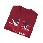 Union Jack Heart Fingerprint T-Shirt — British Patriot Tee
