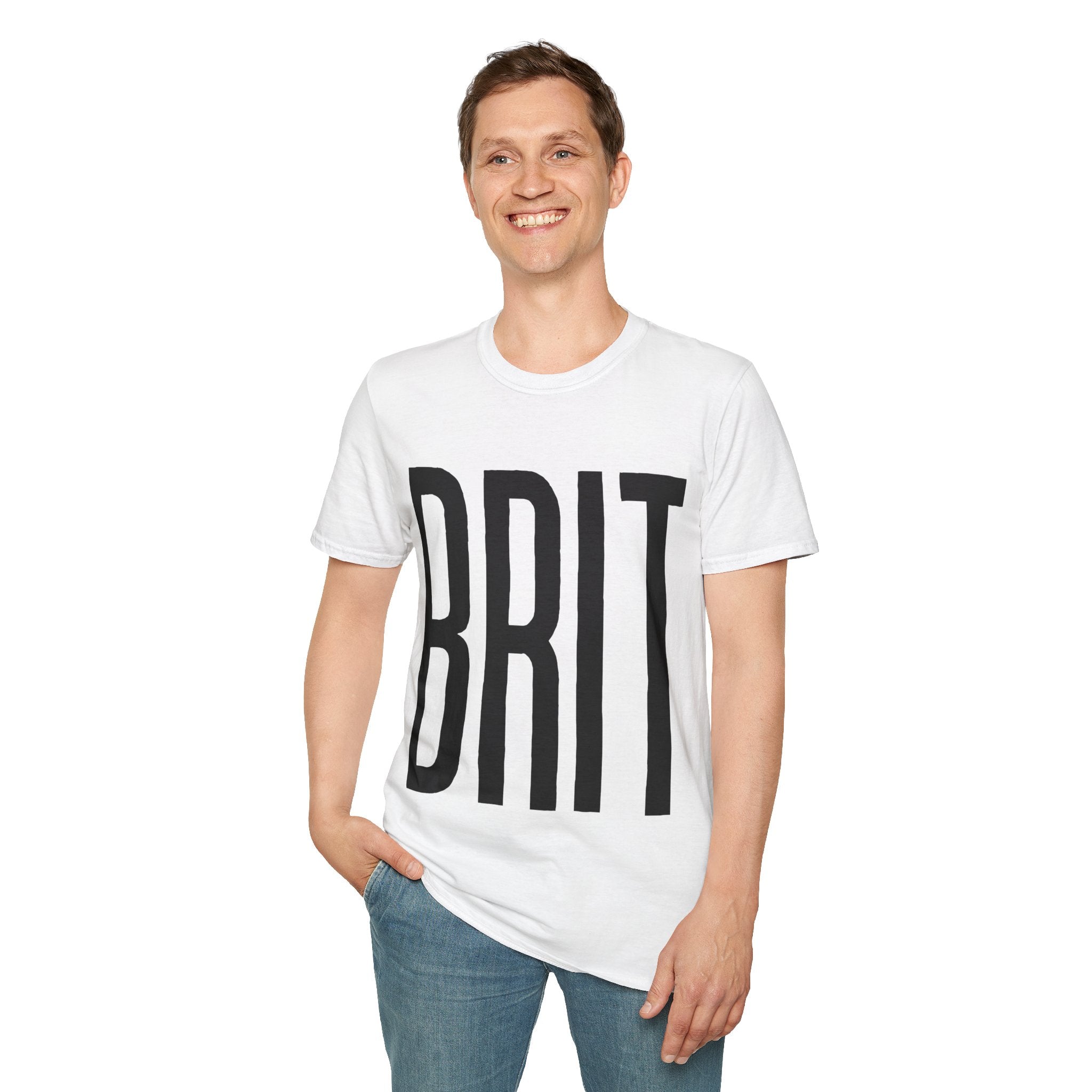 BRIT Patriotic T-Shirt — Full-Front BRIT Design