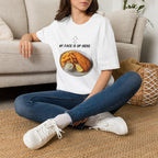 Fish & Chips "My face is up here" British Humour T-Shirt - Our Colours