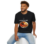 My Face Is Up Here Full English Breakfast T-Shirt - Our Colours