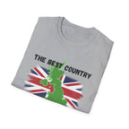 British Patriot T-Shirt — “The Best Country in the World” Union Jack Map