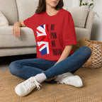 T-Shirt — "No Pain No Britain" Union Jack Graphic