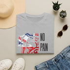 T-Shirt — 'No Pain No Britain' British Flag Bulldog Graphic