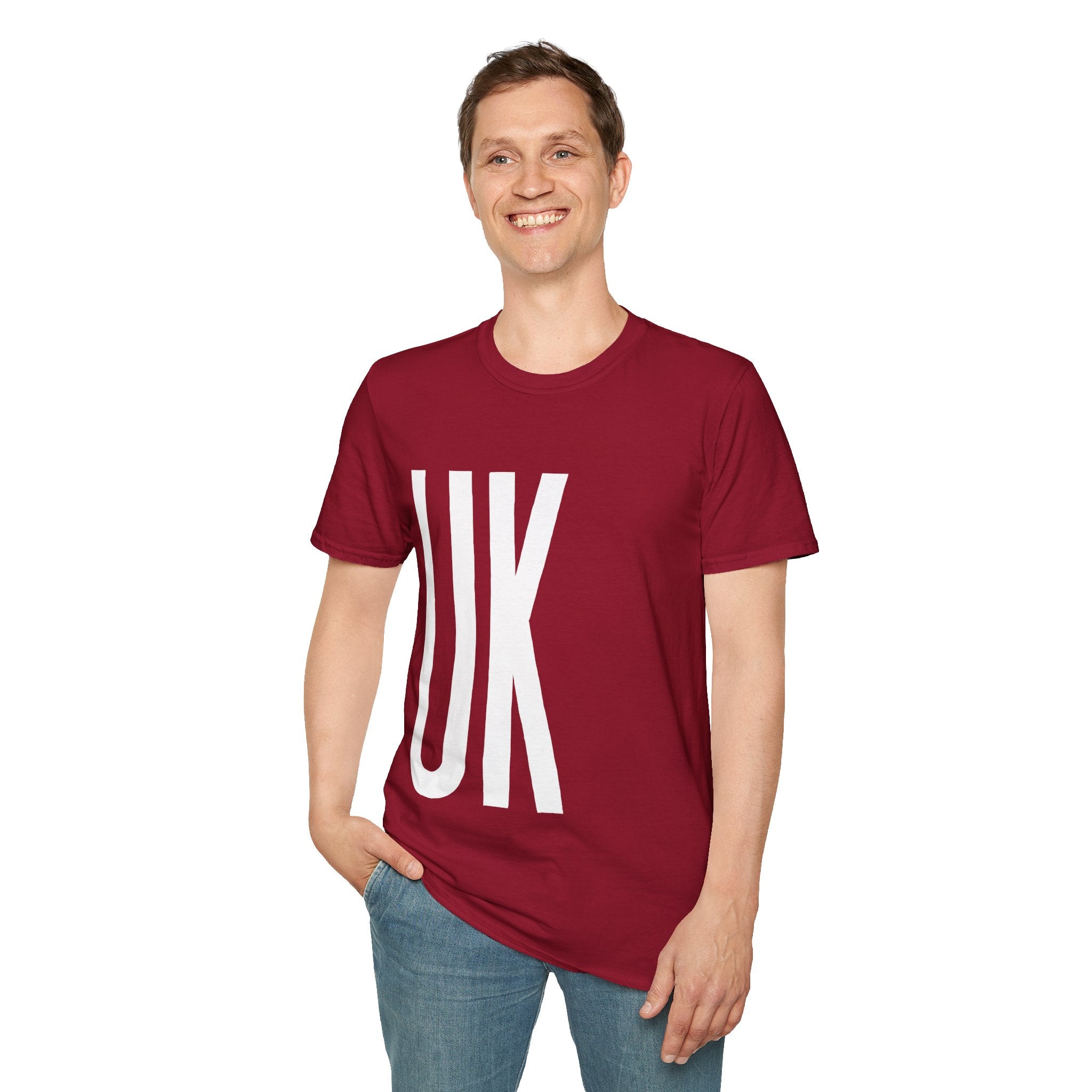 UK Bold Text T-Shirt — British Patriotic Tee