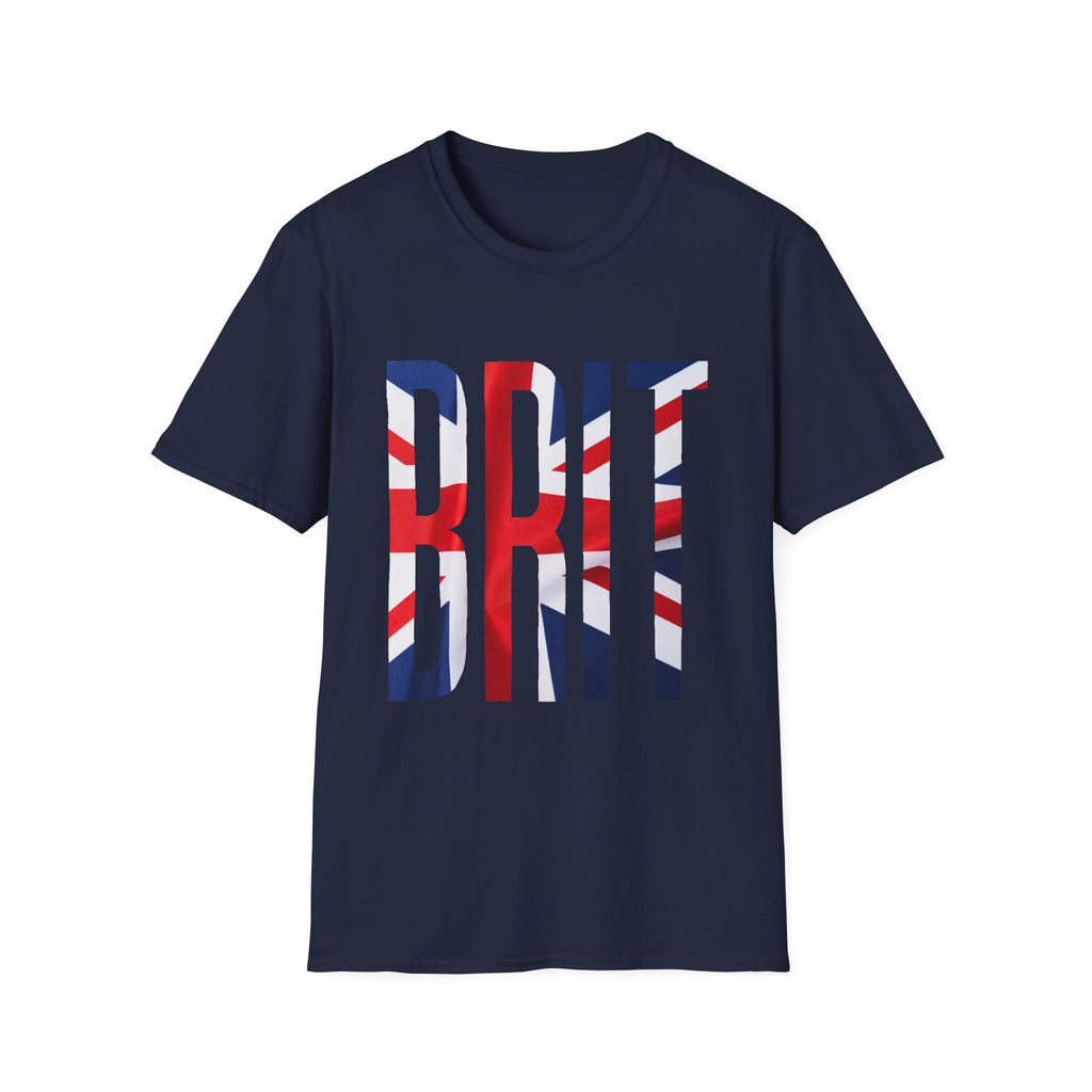 Brit Flag T-Shirt — Bold 'BRIT' Union Jack Graphic Tee